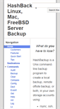 Mobile Screenshot of hashbackup.com